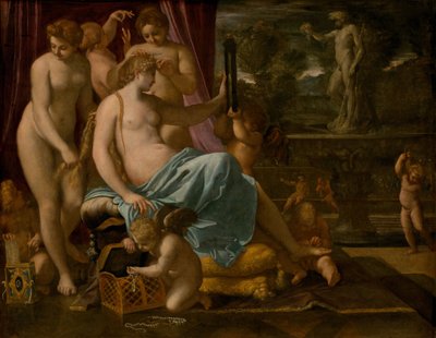 Venus prydet af gratialer af Annibale Carracci