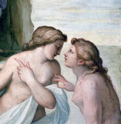 Venus og Mars, detalje fra hvælvingen i Sala dell