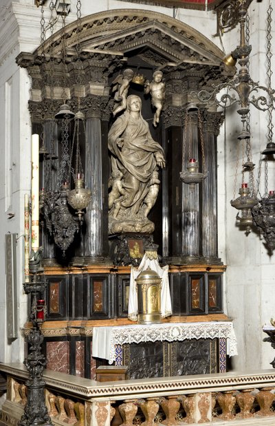 Jomfru Marias himmelfart, 1586 af Annibale Fontana