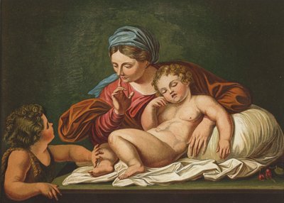 Jomfruen, Spædbarnets Frelser og St. Johannes af Annibale after Carracci