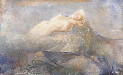 Montagna Mia, n. 1923 (öljy kankaalle) af Annie Louisa Swynnerton