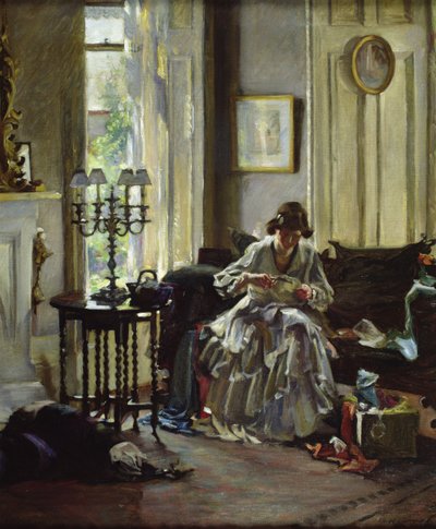 Syerinden (olie på lærred) af Annie Rose Laing