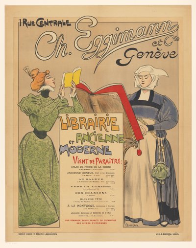Plakat fra forlaget Ch. Eggimann et Cie i Genève af Anonymous