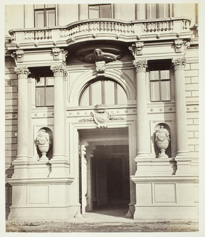 Albrechtsgasse nr. 3, portal ved Friedrich Ritter von Scheys bolig af Anonymous