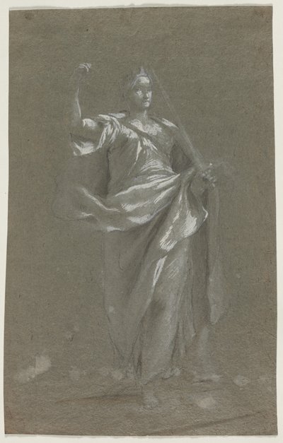 Allegorisk figur (recto og verso) af Anonymous