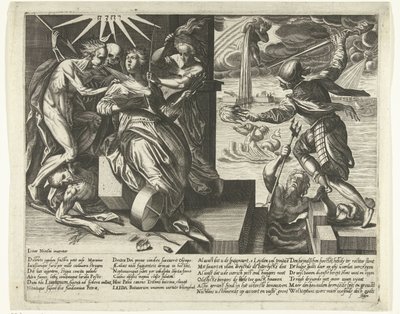 Allegori om Leidens nød og nødhjælp, 1574 af Anonymous