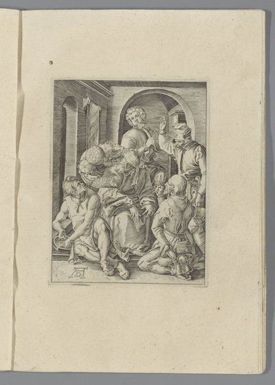 Hån mod Kristus The Little Passion (serietitel) Passio Christi Ab Alberto Durer Nurenburgensi Effigiata (serietitel) af Anonymous