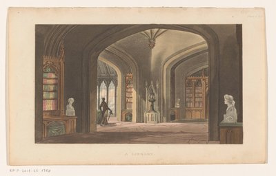 Bibliotheek Et bibliotek (titel på objekt) af Anonymous