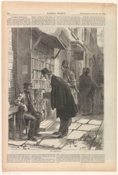 Boekenkraam i New York Bogboden af Anonymous