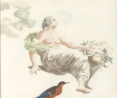 Ceres med et overflødighedshorn af Anonymous