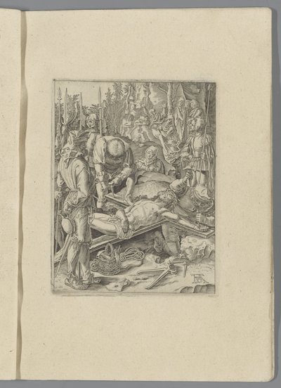 Kristus naglede til korset The Little Passion (serietitel) Passio Christi Ab Alberto Durer Nurenburgensi Effigiata (serietitel) af Anonymous