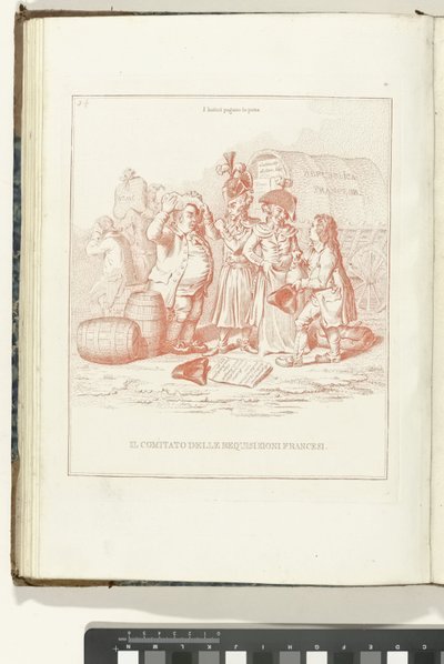Comité van Franse Rekwisities, 1795 Den franske rekvisitionskomité (titel på objekt) Hollandia Regenerata (Italiensk kopie) (serietitel) The regeneration of Holland: spechio to all regenerated people (serietitel på objekt) af Anonymous