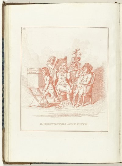 Comité voor Buitenlandse Zaken, 1795 Udenrigsudvalget (titel på objekt) Hollandia Regenerata (Italiensk kopie) (serietitel) The regeneration of Holland: spechio to all regenerated people (serietitel på objekt) af Anonymous