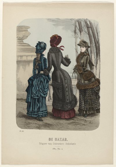 De Bazar, 1883, nr. 2, Pl. 525 af Anonymous