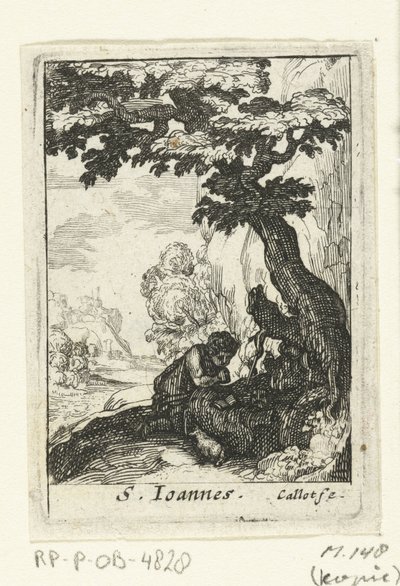 Den angrende Johannes Døberen S. Ioannes (titel på objekt) The Penitent Saints (serietitel) af Anonymous