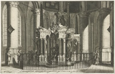 William af Oranges grav, 1623 Tombe ofte Begraefplaets der Princen van Orange (titel på objekt) af Anonymous