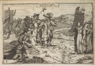 Den uhelbredelige sygdom, 1673 Uhelbredelig sygdom / le Mal uhelbredelig. 1673 (titel på objekt) af Anonymous