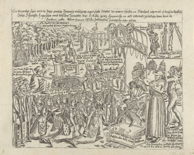 The Throne of the Duke of Alba, 1569 (kopi) af Anonymous