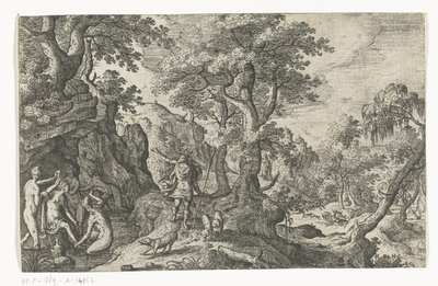 Diana og Actaeon Landskaber med mytologiske og bibelske scener (serietitel) af Anonymous