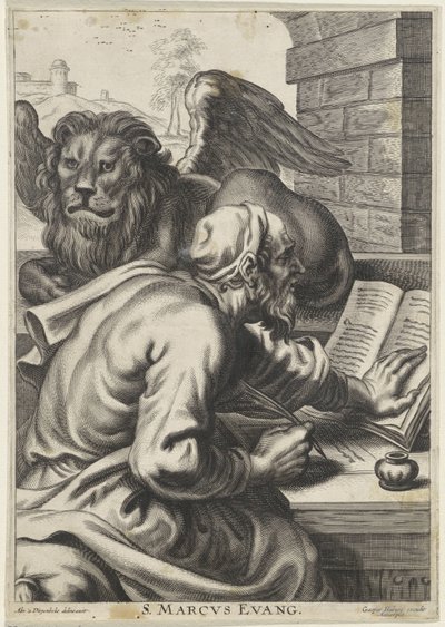 Evangelist Marcus S. Marcus Evang (titel på objekt) af Anonymous