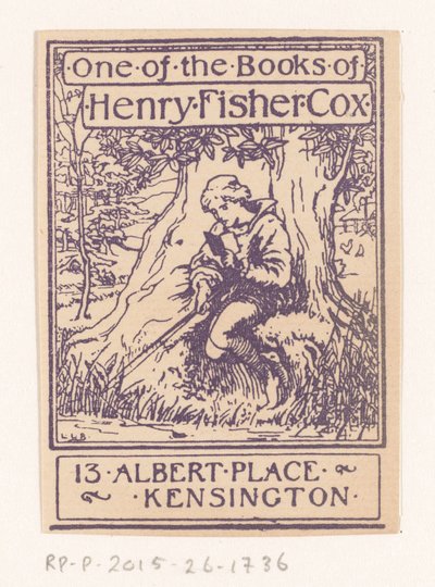 Ex libris af Henry Fisher Cox af Anonymous