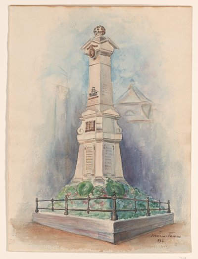 Mindesøjle for admiral M.A. de Ruyter i Debrecen af Anonymous