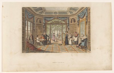Virksomhed i et bibliotek af Anonymous
