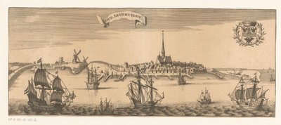 Udsigt over Gamle Arnemuiden Gamle Arnemuyden (titel på objekt) af Anonymous