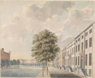 Udsigt over Herengracht ved Spiegelstraat af Anonymous