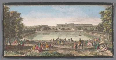 Udsigt over Orangeriet i Versailles-slottet Vüe ​​​​du Château de Versailles du côté de l