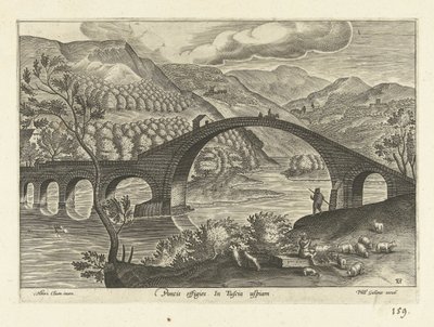 Se en brug i Toscana Et portræt af broen. Hvor som helst i Toscana (titel på objekt) Forskellige perspektiver af ruinerne (serietitel) af Anonymous