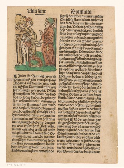 Saint Dominic og afbrændingen af ​​kætterske bøger af Anonymous