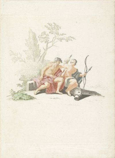 Hercules i Omphale af Anonymous
