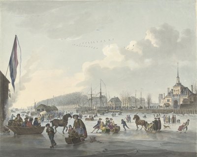 Ice Cream Fun for Rotterdam, ca. 1784 af Anonymous