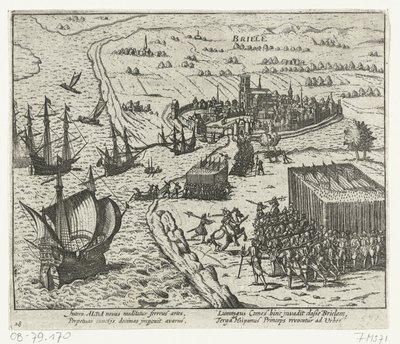 Vandtiggerne erobrede Den Briel, 1572 af Anonymous