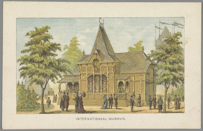 International Winery på verdensudstillingen i Amsterdam, 1883 International Winery (titel på objekt) Minde om Amsterdam i 1883 (serietitel på objekt) af Anonymous