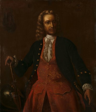Jacob Mossel (1750-1761) Portræt af Jacob Mossel, generalguvernør for det hollandske ostindiske kompagni af Anonymous
