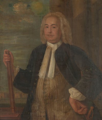 Johannes Thedens (1741-1743) Portræt af Johannes Thedens, generalguvernør for det hollandske ostindiske kompagni af Anonymous