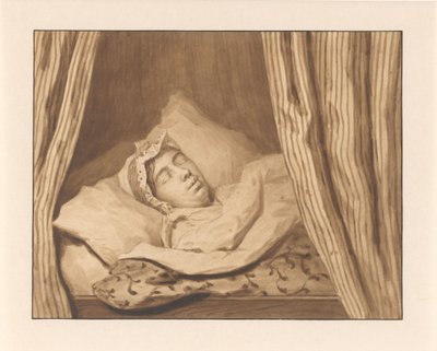 Lady Johanna van Weede på sit dødsleje af Anonymous