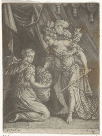 Judith med hovedet af Holofernes af Anonymous