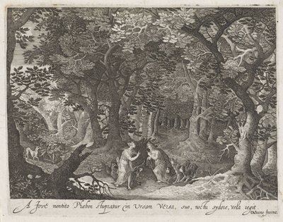 Jupiter og Callisto Scener fra Ovids Metamorphoses (serietitel) af Anonymous