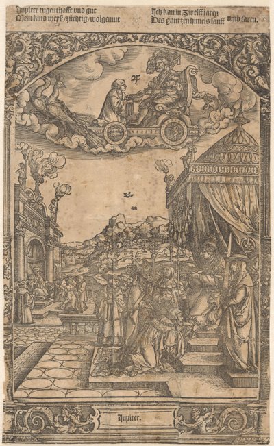 Jupiter og hans planetbørn Jupiter (titel på objekt) De syv planeter (serietitel) af Anonymous
