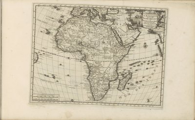 Kort af Afrika Afrika, ifølge de nye observationer af Messieurs de l