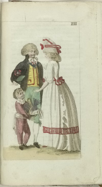 Kabinet for Mode og Smag 1791, pl. XIII af Anonymous