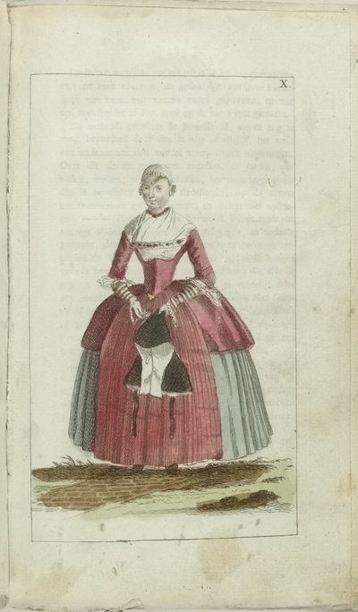 Kabinet for Mode og Smag 1791, pl. x af Anonymous