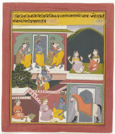 Krishna og Radha af Anonymous