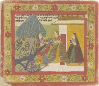 Krishna har ødelagt vogndæmonen af Anonymous