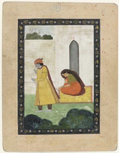 Krishna forlader Radha af Anonymous
