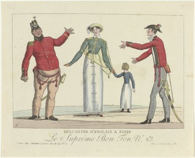 Le Suprême Bon Ton, 1800-1815, nr. 23: Engelsk møde i Paris af Anonymous