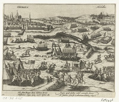 Ludvig af Nassau forlader Bergen, 1572 af Anonymous